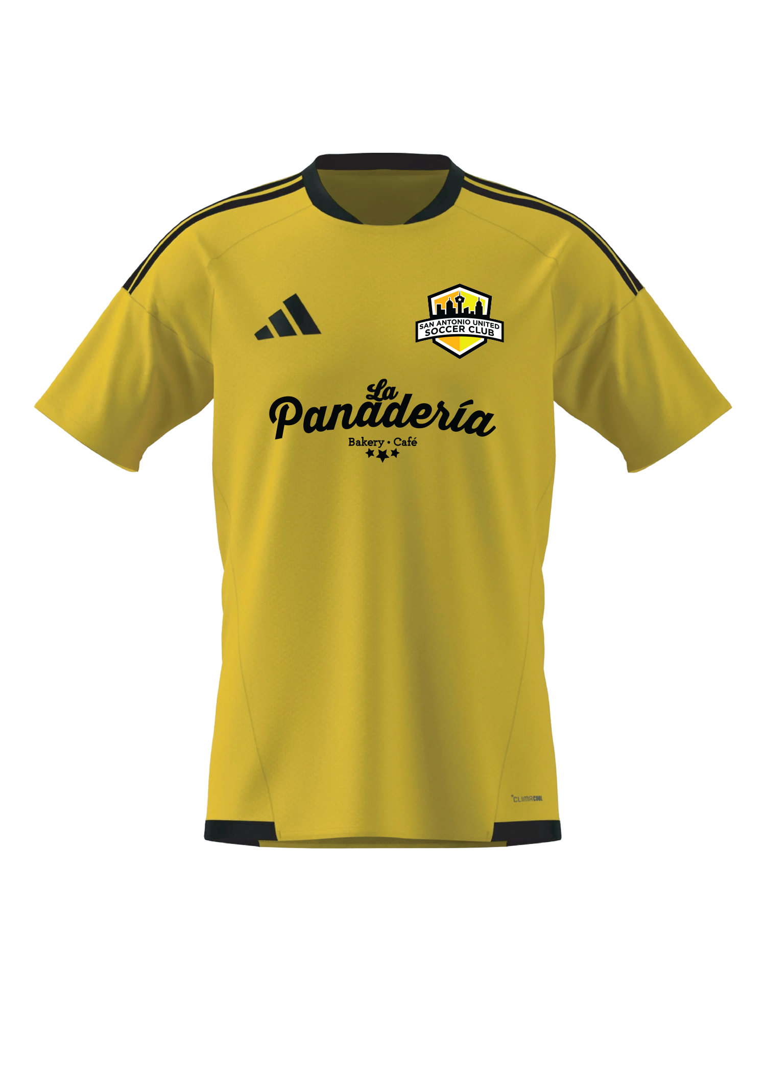 SA United miTiro26 Game Jersey - Yellow/Black