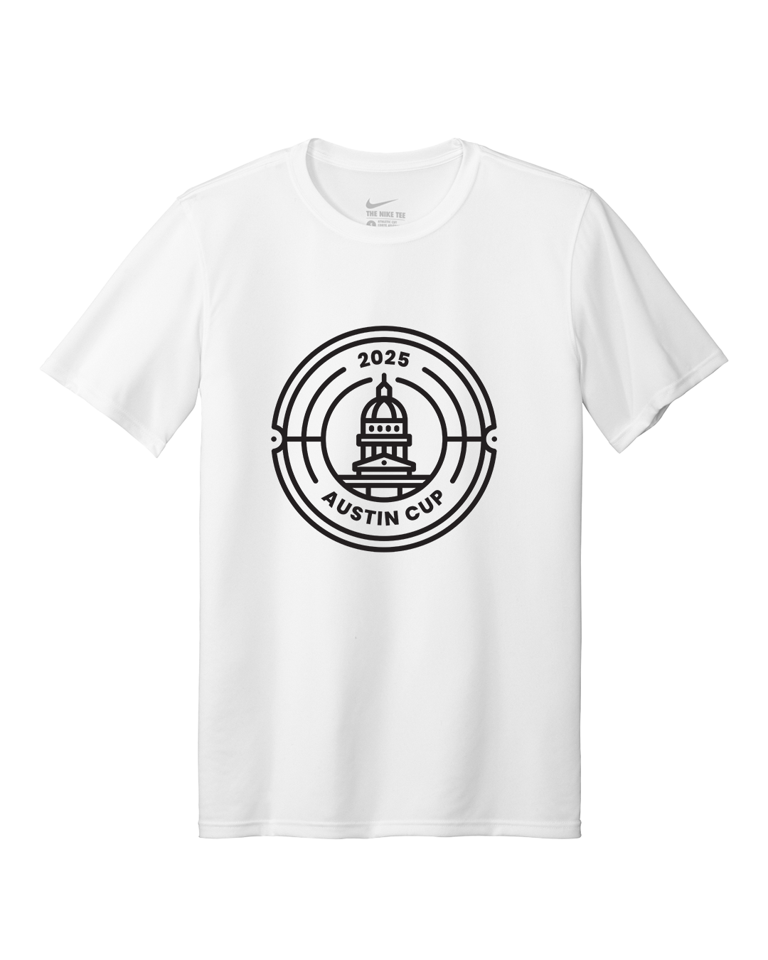 Austin Cup 2025 Youth Nike S/S Dri-Fit T-Shirt Primary Logo