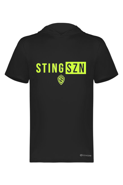 Sting SZN | Pitch Is Ours Coolcore Hoodie  | Black/Neon