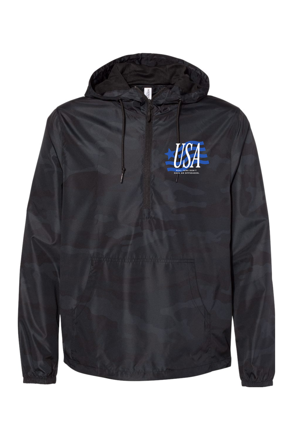 United States | Lightweight Quarter-Zip Windbreaker Pullover Jacket